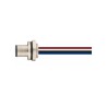 Connecteur mâle M12, 4 pol., codage D IP67, 4A, non-blindé